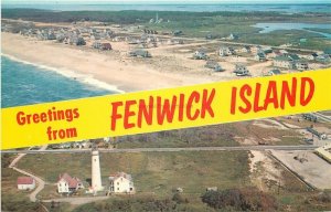 DE, MD, Fenwick Island, Delaware, Maryland, Aerial View, Fenwick Light