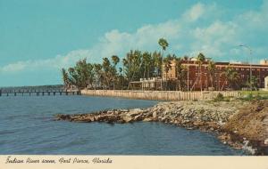 Indian River Scene at Fort Pierce - Treasure Capital of Florica