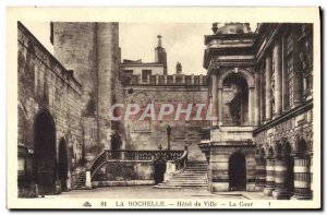 Old Postcard La Rochelle Hotel De Ville The Court