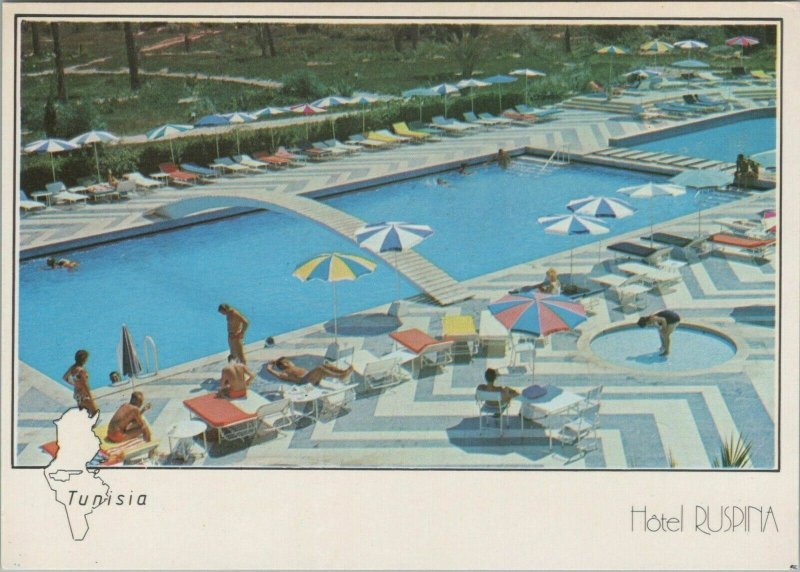 Tunisia Postcard - Skanes Monastir, Hotel Ruspina, La Piscine RR13400 