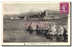 Old Postcard the castle of If Marseille