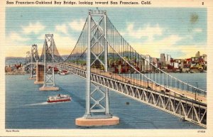 California San Francisco Oakland Bay Bridge