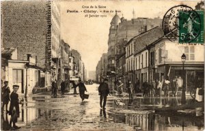 CPA Clichy Rue du Bois (1314166)