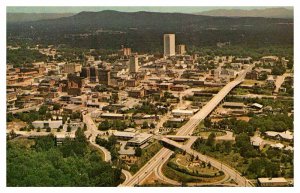 Postcard AERIAL VIEW SCENE Greenville South Carolina SC AS9492