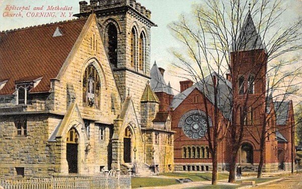 Episcopal & Methodist Church Corning, New York