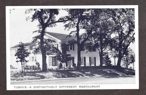 NY View Tobin's Restaurant SYRACUSE NEW YORK Postcard