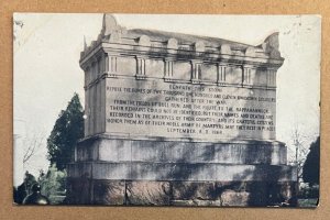 VINT UNUSED .01 POSTCARD - SOLDIERS MONUMENT, ARLINGTON CEMETERY, ARLINGTON, VA.