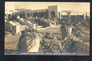 RPPC SANTA BARBARA CALIFORNIA SAMMARKAND HOTEL POTS REAL PHOTO POSTCARD