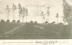 General Ulysess S Grant's Tent, Pine Camp, New York  1908 UDB Postcard Used