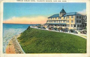 Cape Cod Massachusetts Terrace Gables Hotel New Bedford News Postcard 22-364