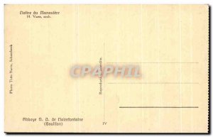 Old Postcard From Cloister monastery Abbaye ND Clairefontaine Bouillon