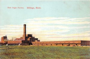 J42/ Billings Montana Postcard c1910 Beet Sugar Factory Building 26