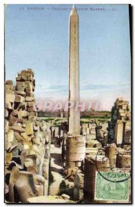 Postcard Ancient Egypt Karnak Egypt Obelisk of Queen Makere