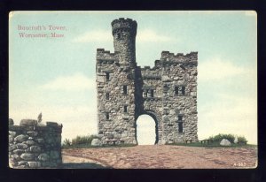 Worcester, Massachusetts/MA/Mass Postcard, Bancroft's Tower