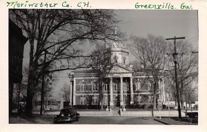 Meriwether County Court House  Real Photo Greenville, Georgia USA