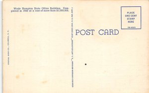 Wade Hampton state office building Columbia, South Carolina Postcard