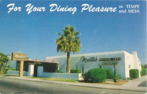 Mesa, Arizona Matta's Mexican Food Restaurant, 1960s Chrome Postcard