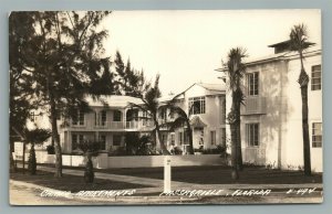 PASS-A-GRILLE BEACH FL CAMEO APARTMENTS VINTAGE REAL PHOTO POSTCARD RPPC