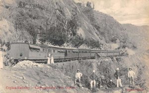 Kadugannawa Pass Ceylon Sri Lanka Ceylon Railway Vintage Postcard AA43083