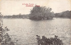 Beaman Iowa~Scene Near Pine Lake State Park? To Vera of Viroqua 1913