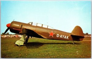 Yakovlev Yak C.II Russian Trainer Preserved Flying Condition Aircraft Postcard