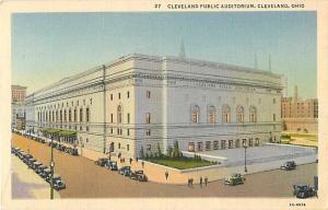 Linen of Cleveland Public Auditorium Cleveland Ohio OH