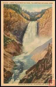 Lower Falls from Red Rock, Yellowstone National park