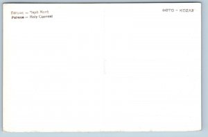 Aegean Sea Greece Postcard House View of Patmos Holy Convent c1910 RPPC Photo