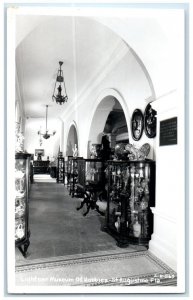 Lightner Museum Of Hobbies St. Augustine Florida FL Cline RPPC Photo Postcard