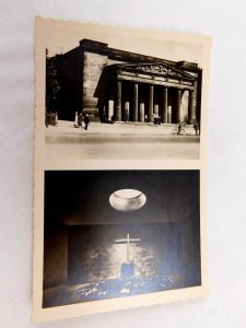 1920's-30's RPPC Inside View Soldiers Ehrenmal, Berlin, Germany Real Photo 2 P30