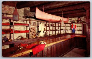 Native Americana~New York~Trade Room @ French Castle In Fort Niagara~Vintage PC