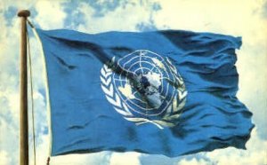 United Nations Flag - Misc, New York NY Postcard