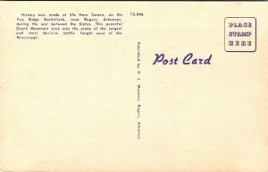 Linen Postcard Elk Horn Tavern in Rogers, Arkansas~1217