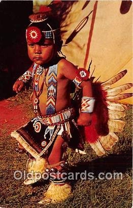 Little Nonnie Pawnee Otoe Indian Dancer Unused 