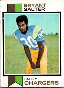 1973 Topps Football Card Bryant Salter San Diego Chargers sk2547