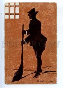 233543 WWI PROPAGANDA Figli di papa by CASTELLI Old SILHOUETTE