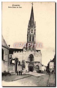 Etampes Old Postcard Notre Dame du Port