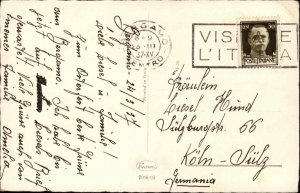 Art Deco Italian Easter Cherubs on Egg Shell Raft Boat c1930 Postcard