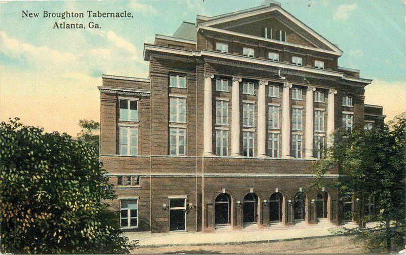 Atlanta Georgia C-1910 New Boughton Tabernacle IPF Postcard 5503