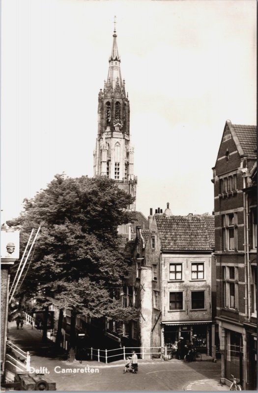 Netherlands Delft Camaretten  Vintage RPPC C048