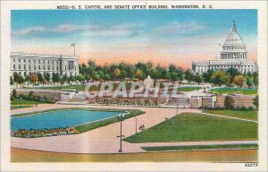 Old Postcard US Capitol and Senate Office Building Washington DC