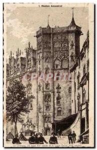 Nantes ancestral Old Postcard The castle The home ducl