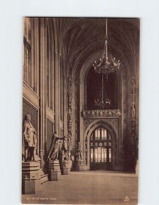 Postcard St. Stephens Hall London England