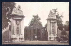 Lion Gates Hampton Court Palace England unused c1920's