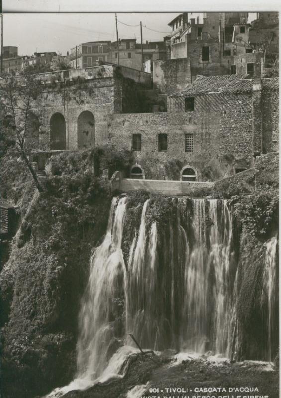 Postal 009964: Tivoli, cascata d?acqua albergo delle sirene