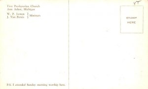 First Presbyterian Church  Ann Arbor MI 