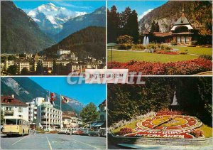 Modern Postcard Interlaken