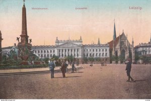 LEIPZIG, Saxony, Germany, PU-1913; Mendebrunnen, Universitat