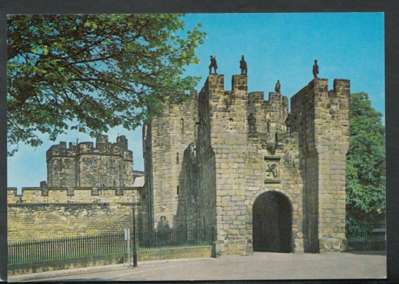 Northumberland Postcard - Alnwick Castle - The Barbican     T4496