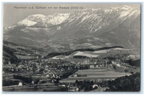 c1910 Payerbach Sudbahn With The Raxalpe Austria Posted Antique Postcard